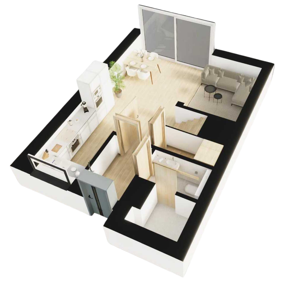 rzut parteru rumuńska 24a